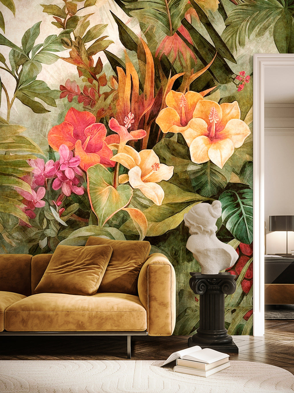 Photo wallpaper in digital print 