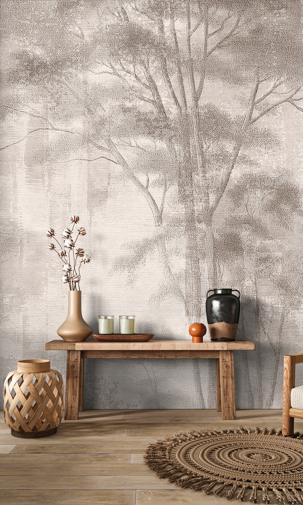 Photo wallpaper in digital print 