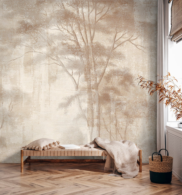 Digital print photo wallpaper Brown Nature photo wallpaper