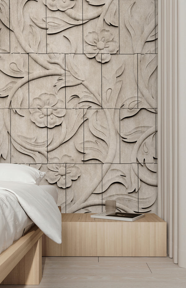 Photo wallpaper in digital print Photo wallpaper Beige 3D