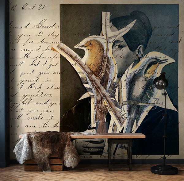 Photomural Digital Print Photomural Black Animals