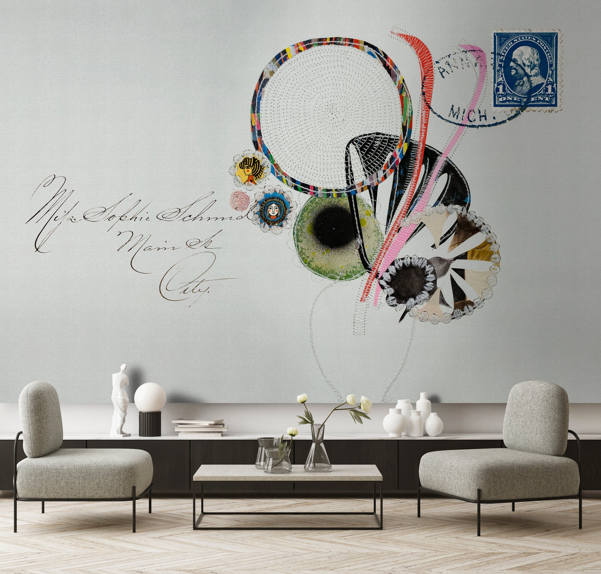 Photo wallpaper in digital print 