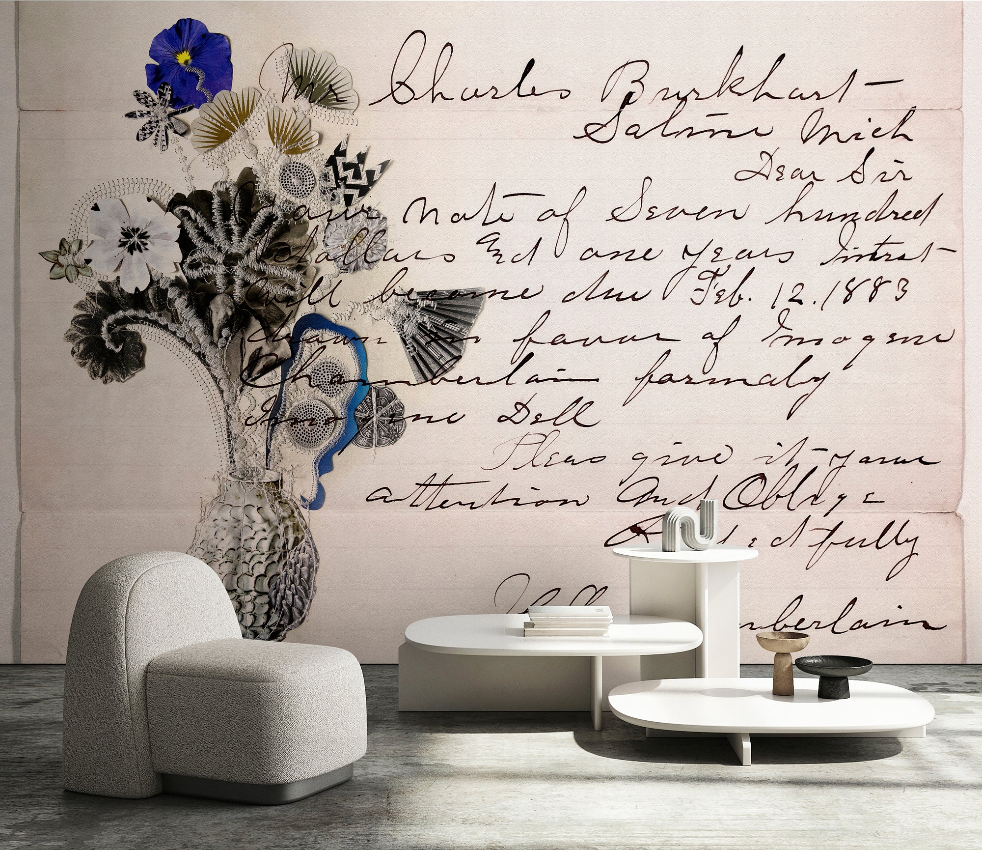 Photo wallpaper in digital print 