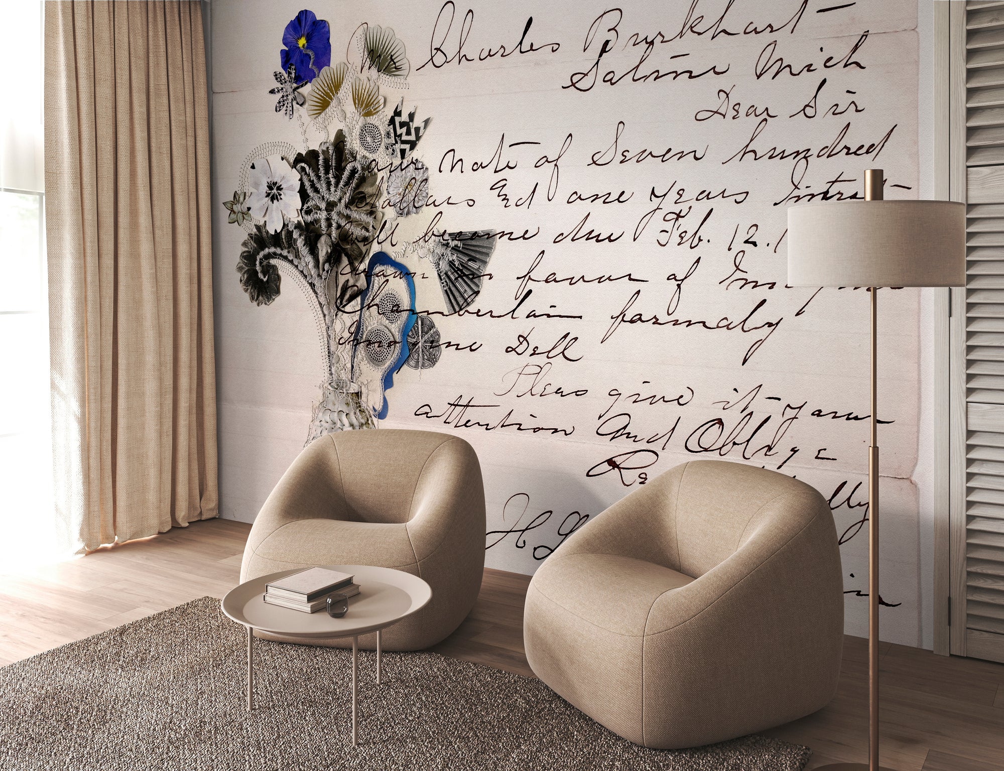 Photo wallpaper in digital print 