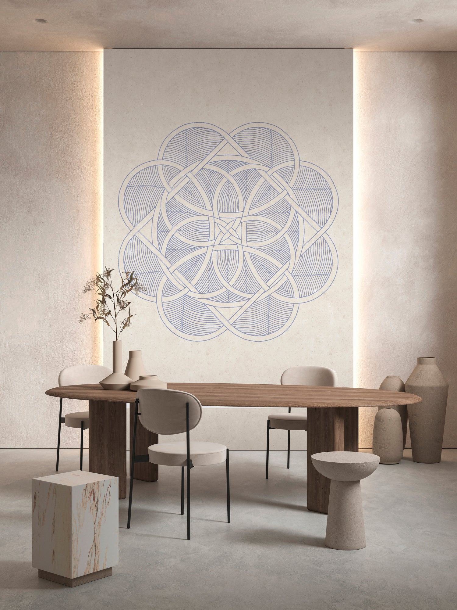 Photo wallpaper in digital print 