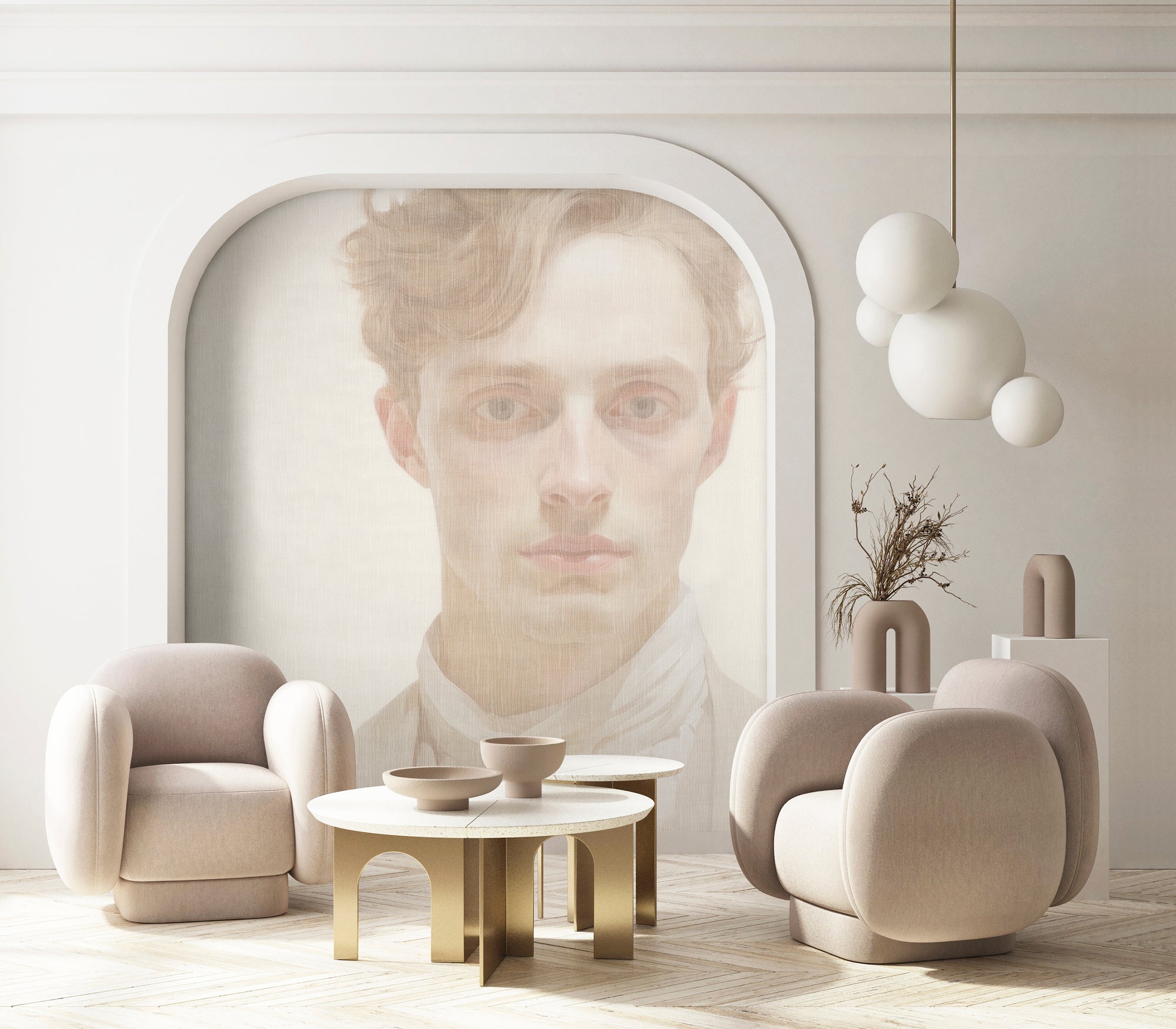 Photo wallpaper in digital print 