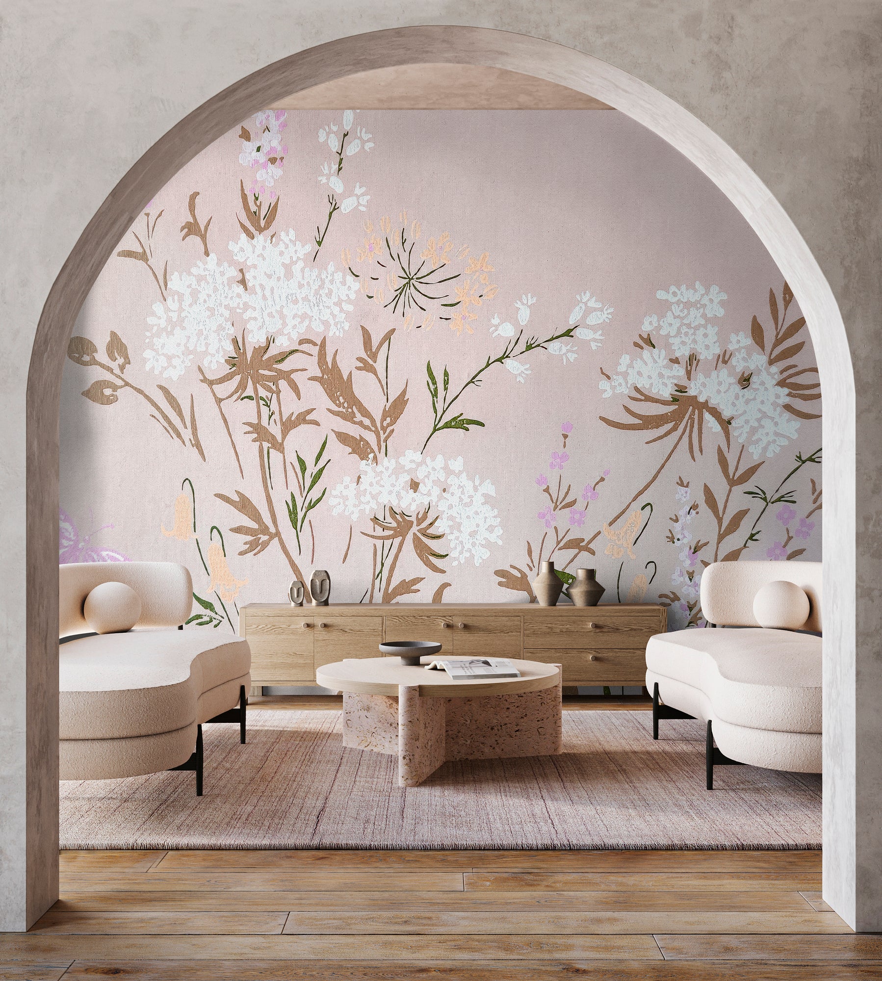 Photo wallpaper in digital print 