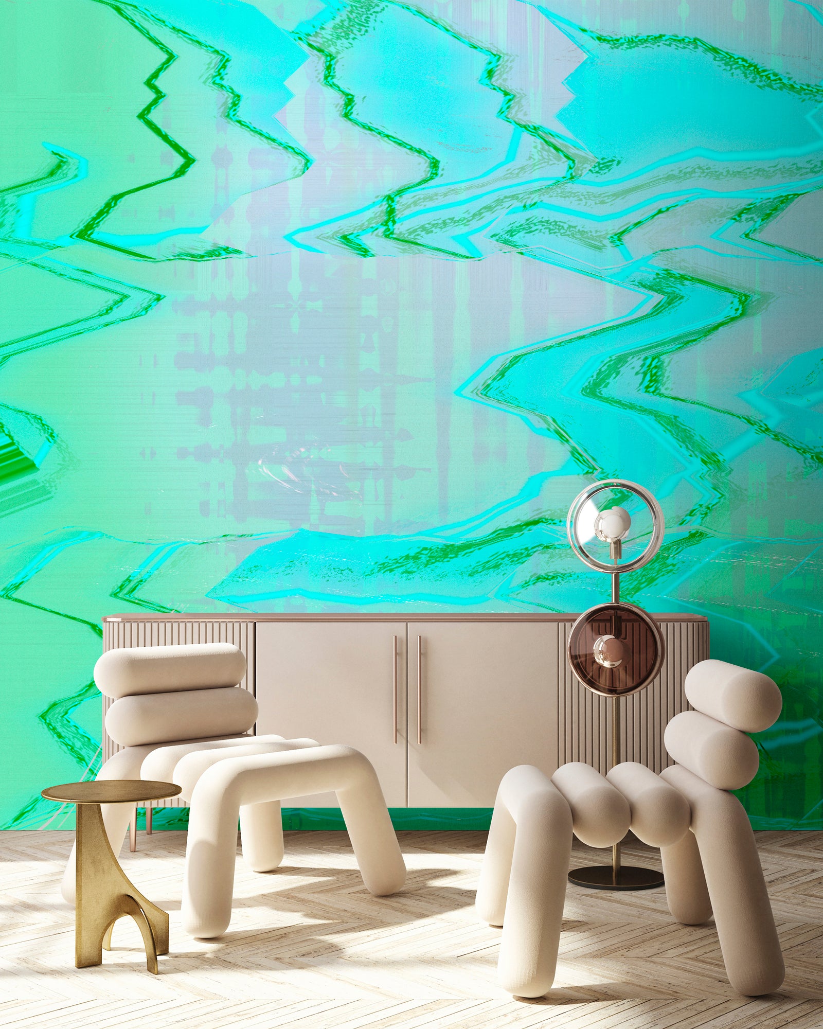 Photo wallpaper in digital print 