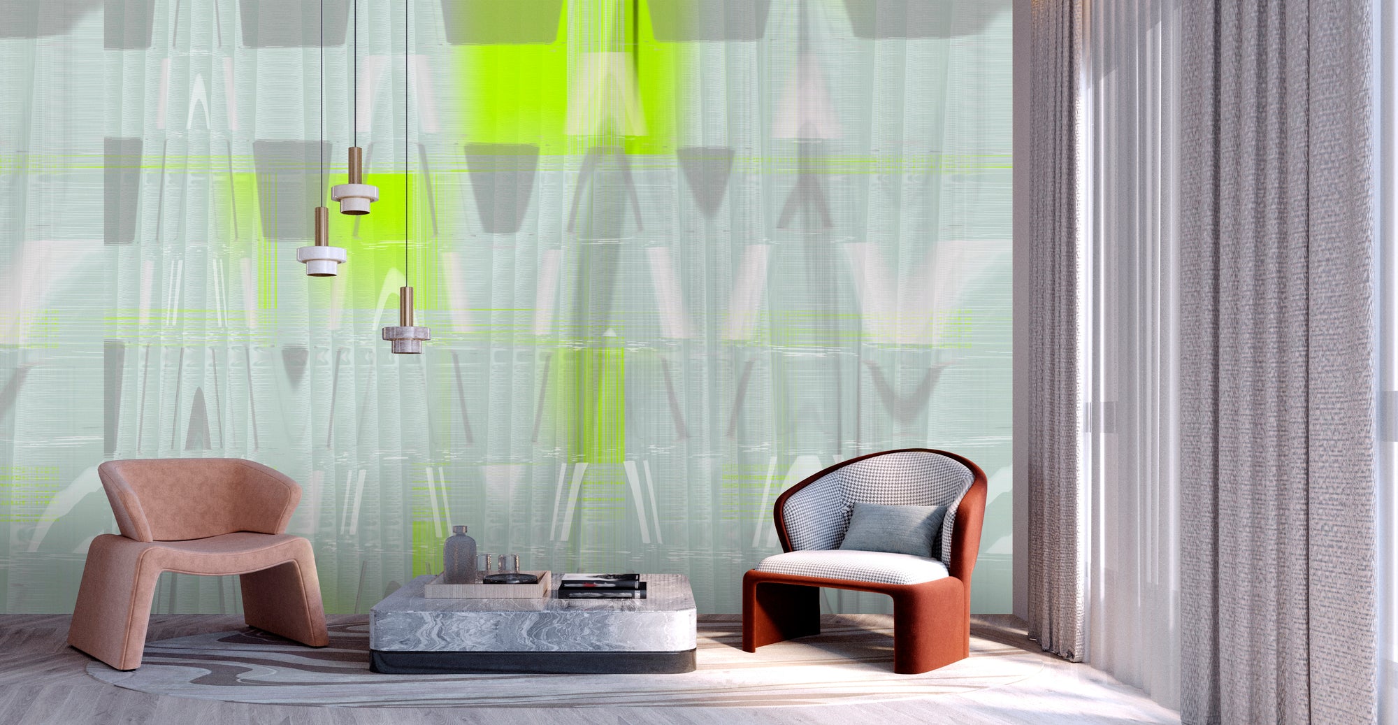 Photo wallpaper in digital print 