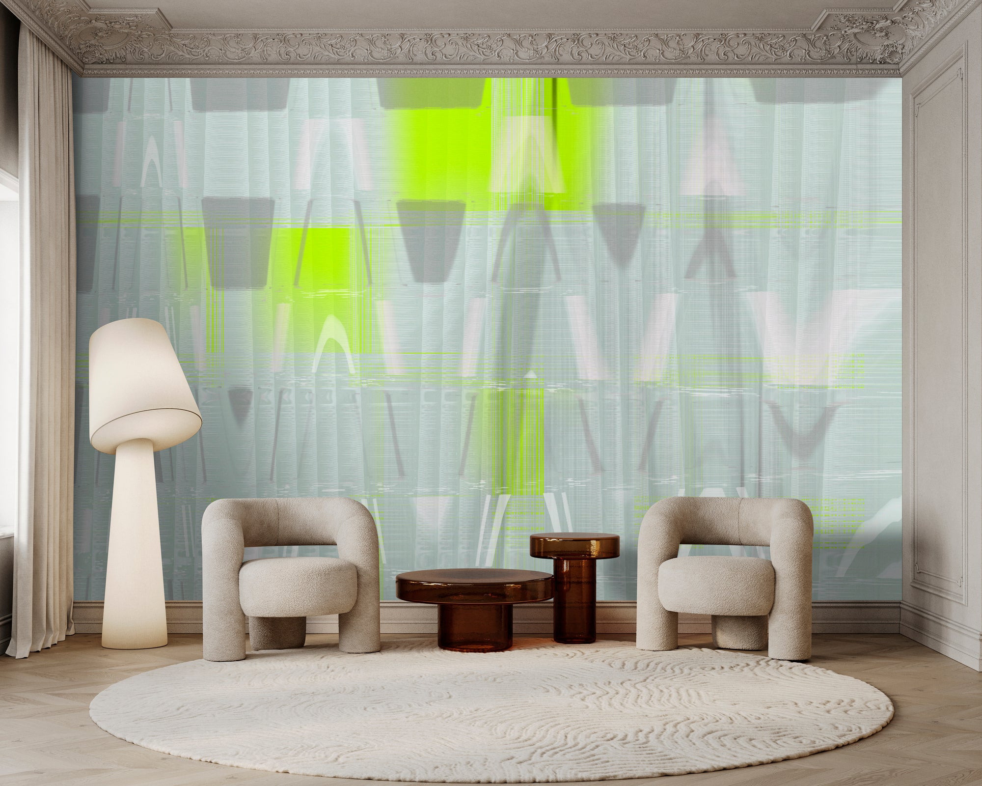 Photo wallpaper in digital print 