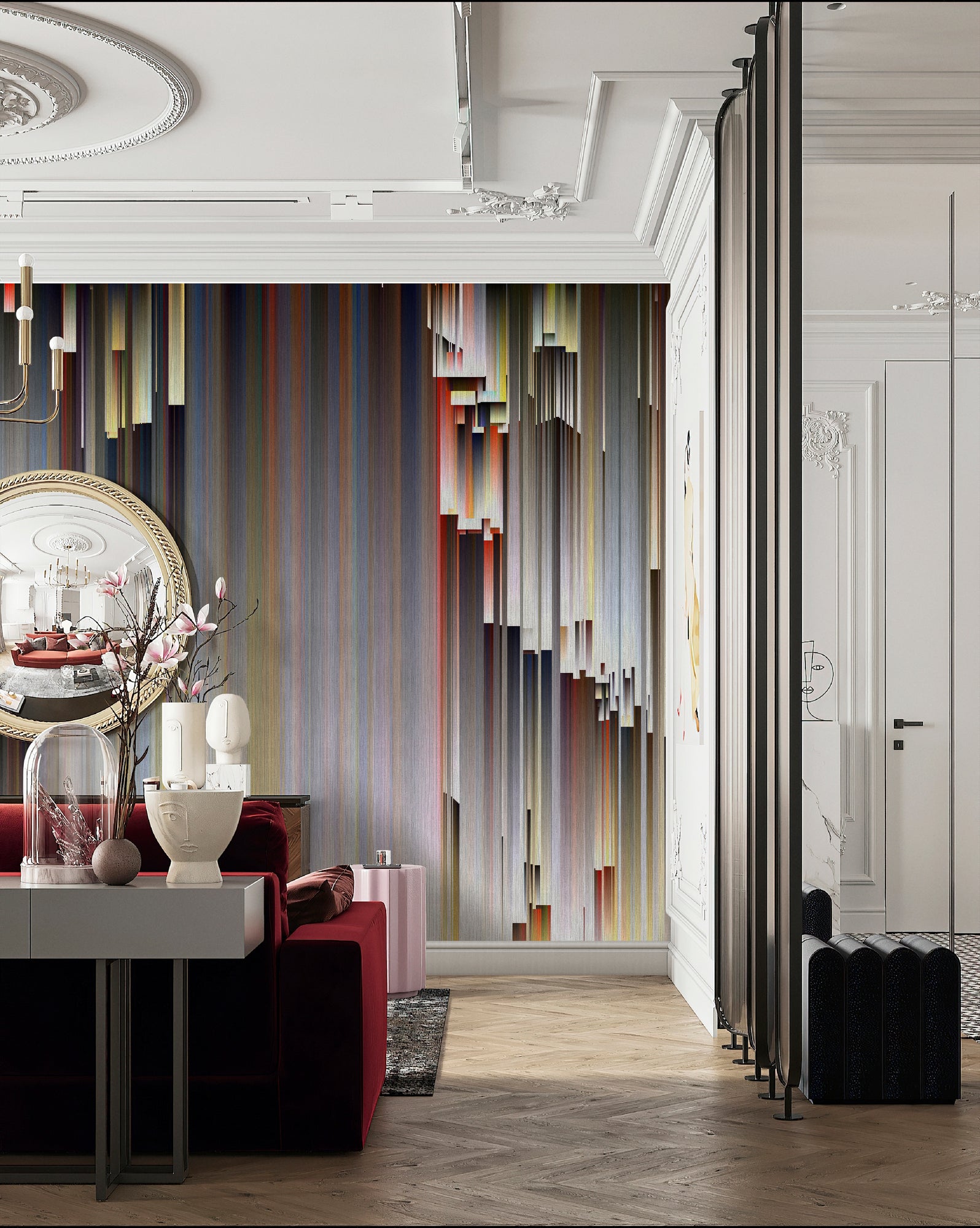 Photo wallpaper in digital print 