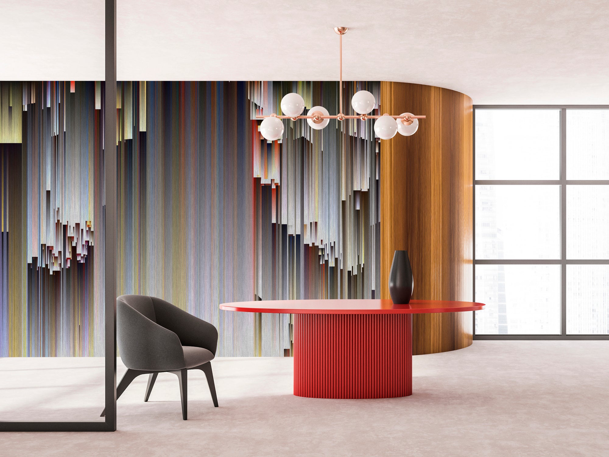 Photo wallpaper in digital print 