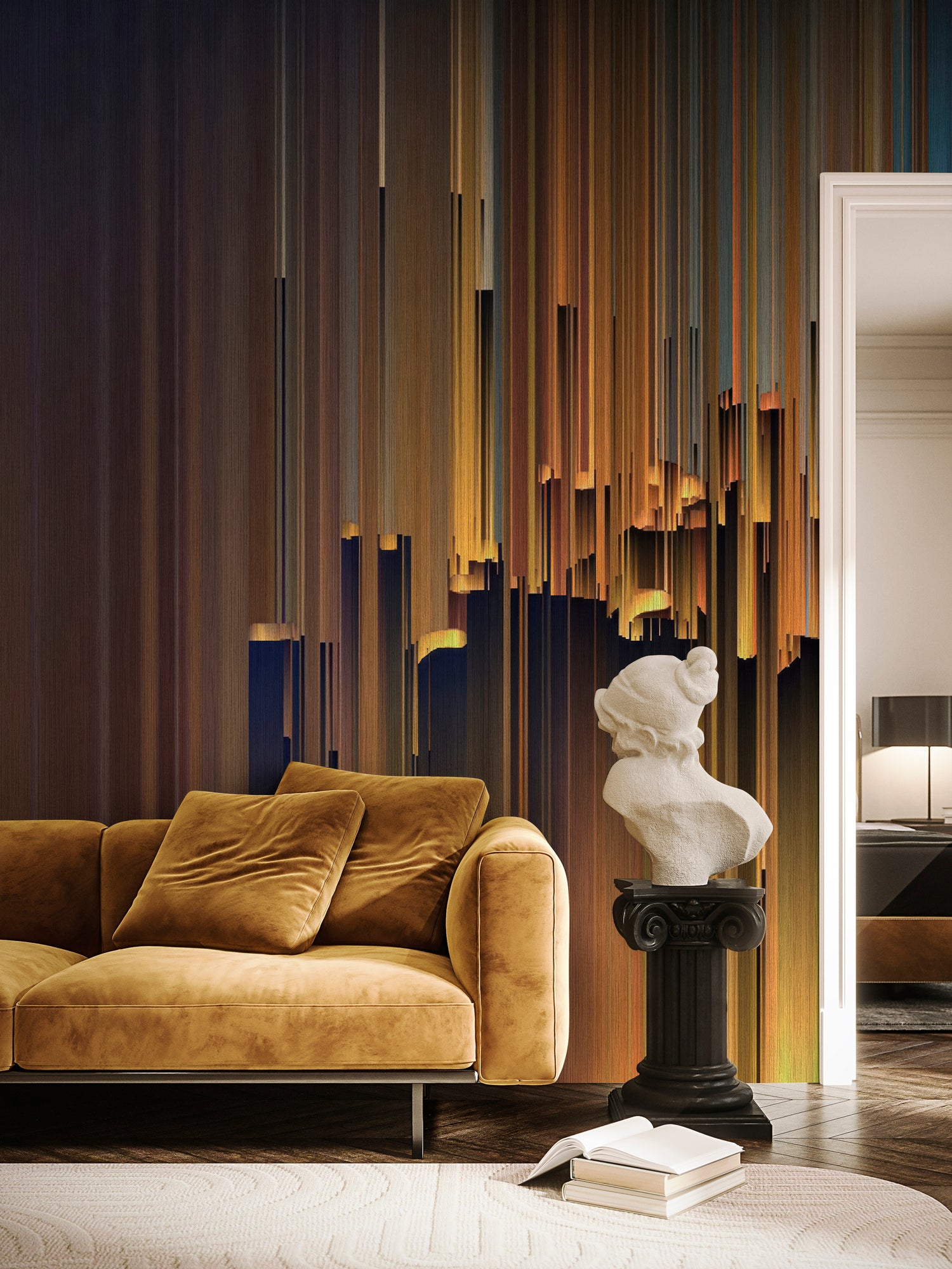 Photo wallpaper in digital print 