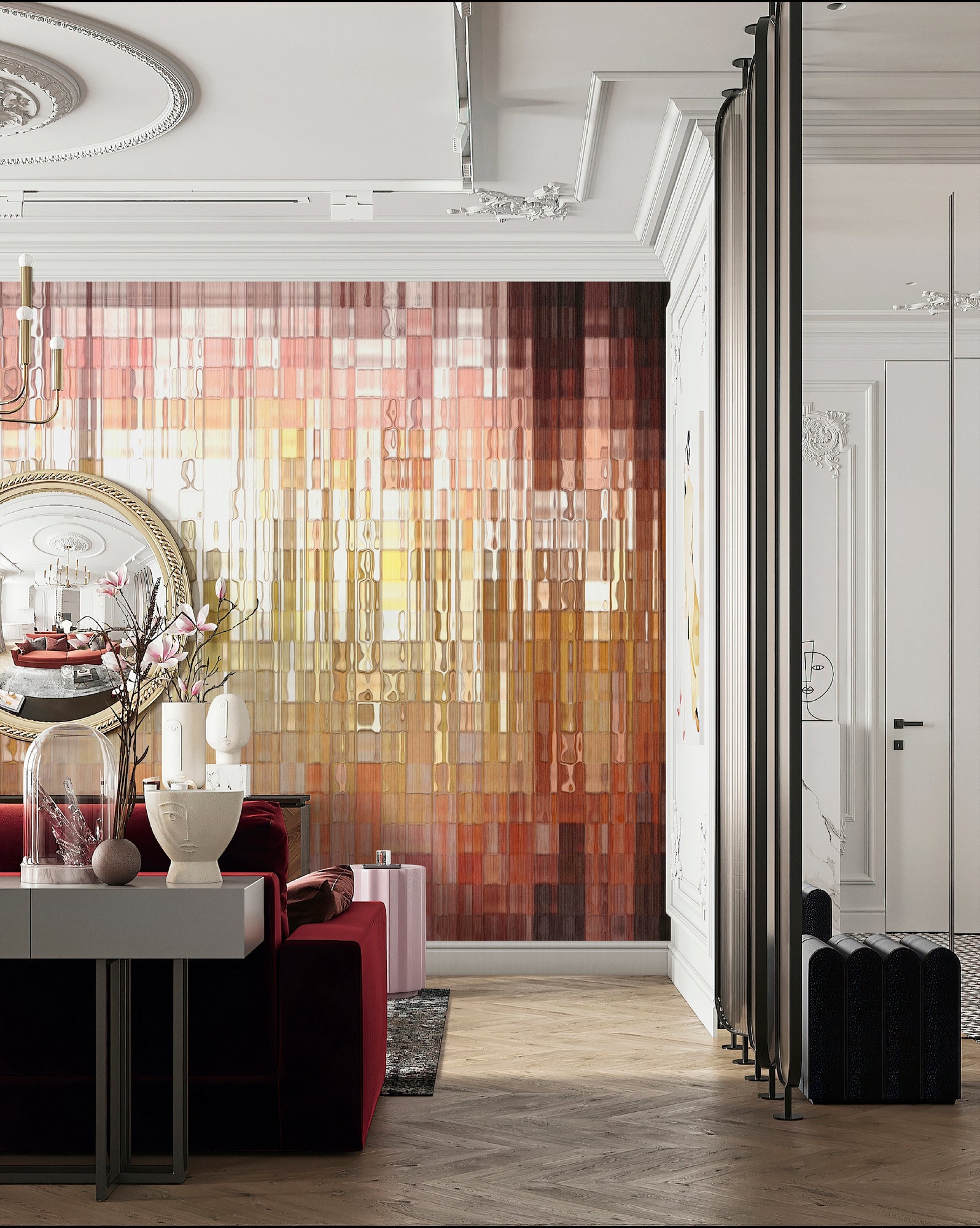 Photo wallpaper in digital print 