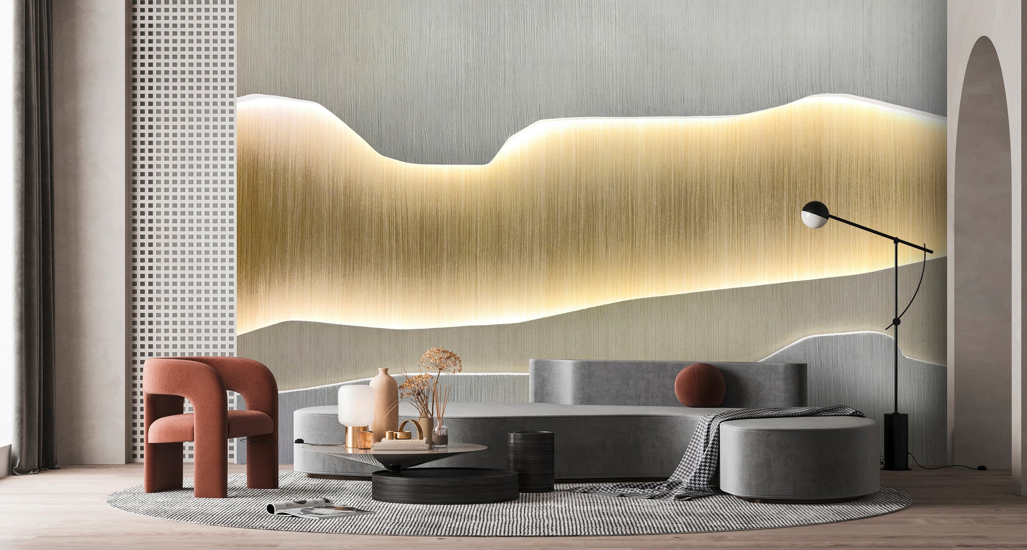 Photo wallpaper in digital print 