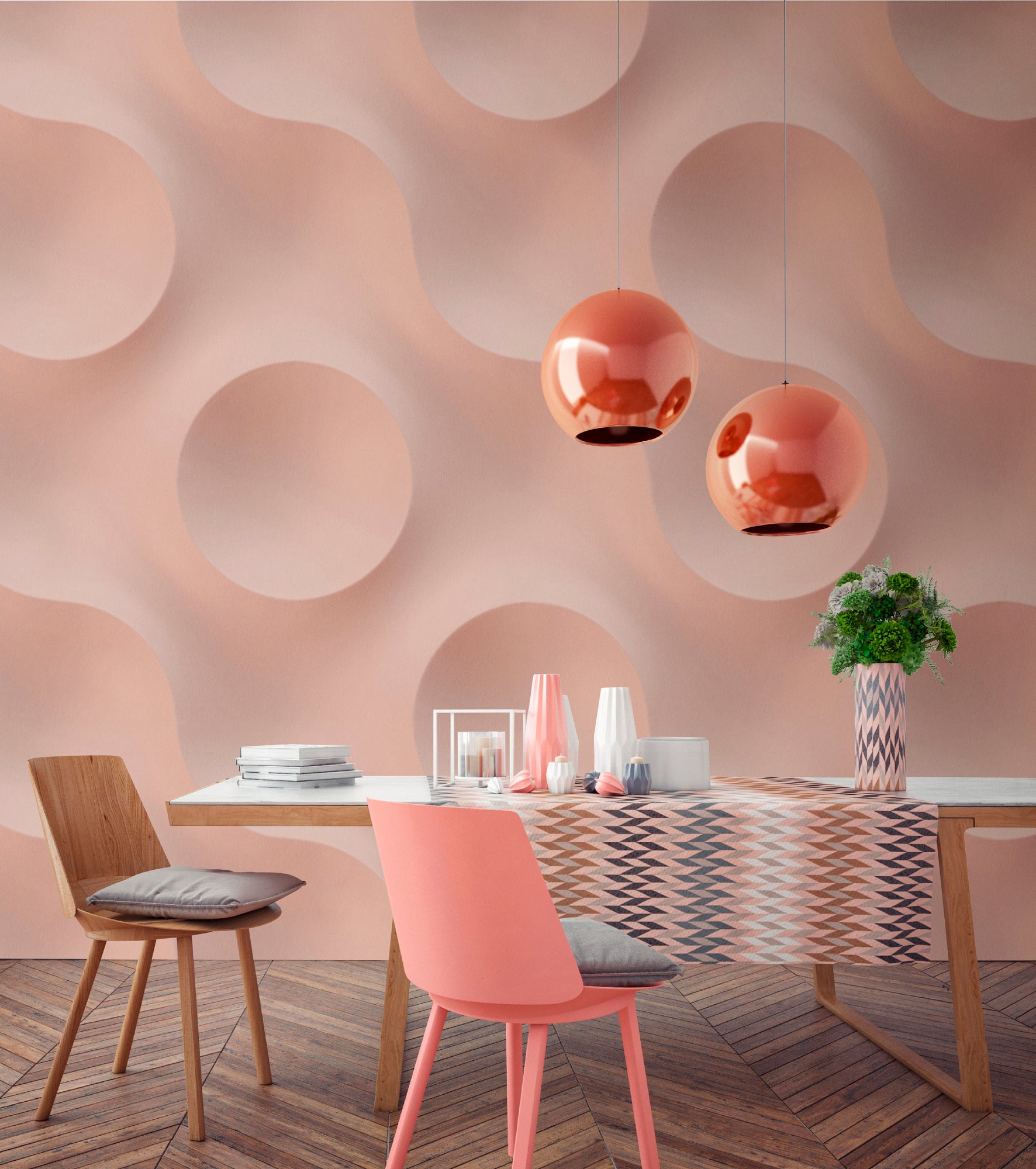 Photo wallpaper in digital print 