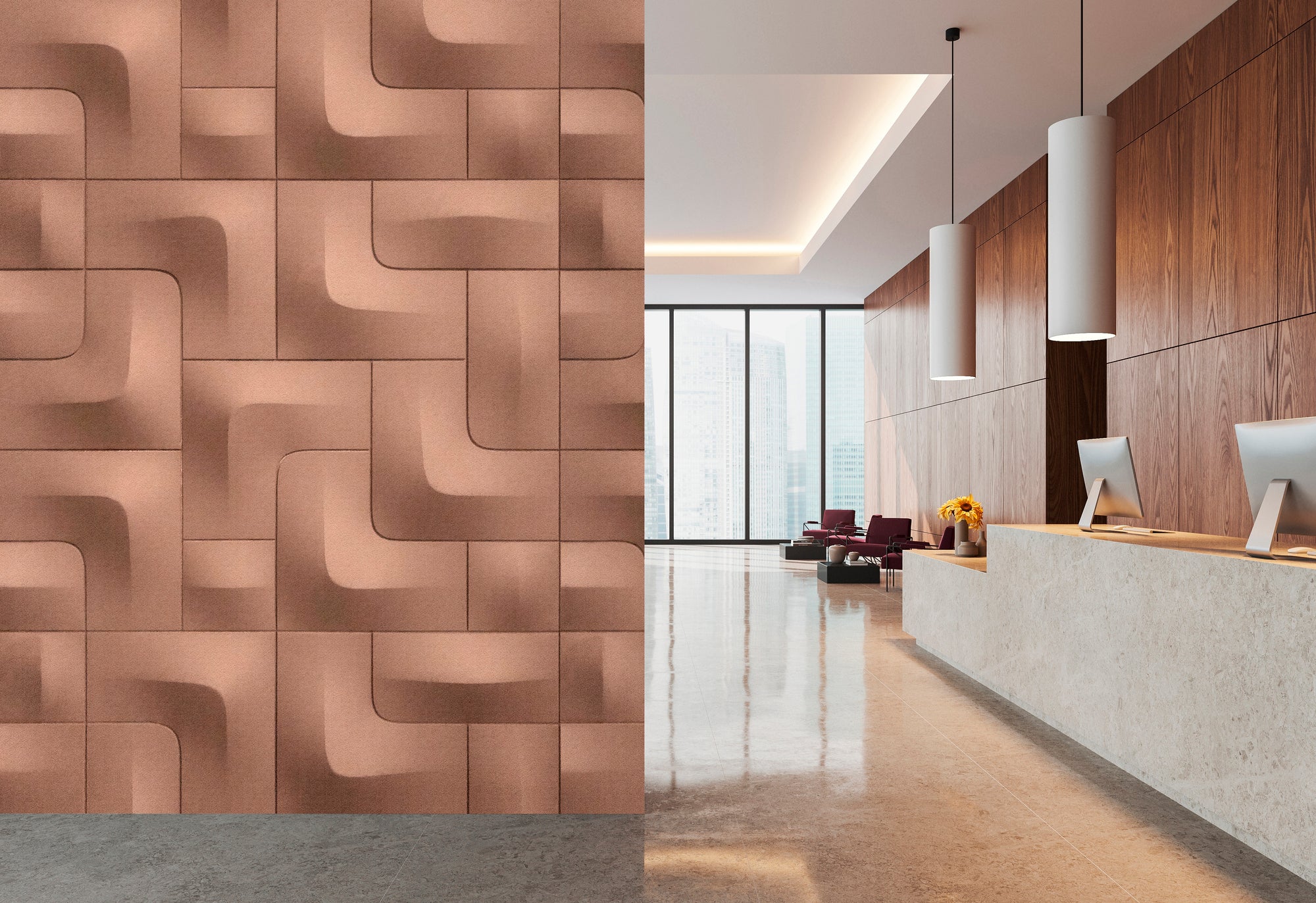 Photo wallpaper in digital print 