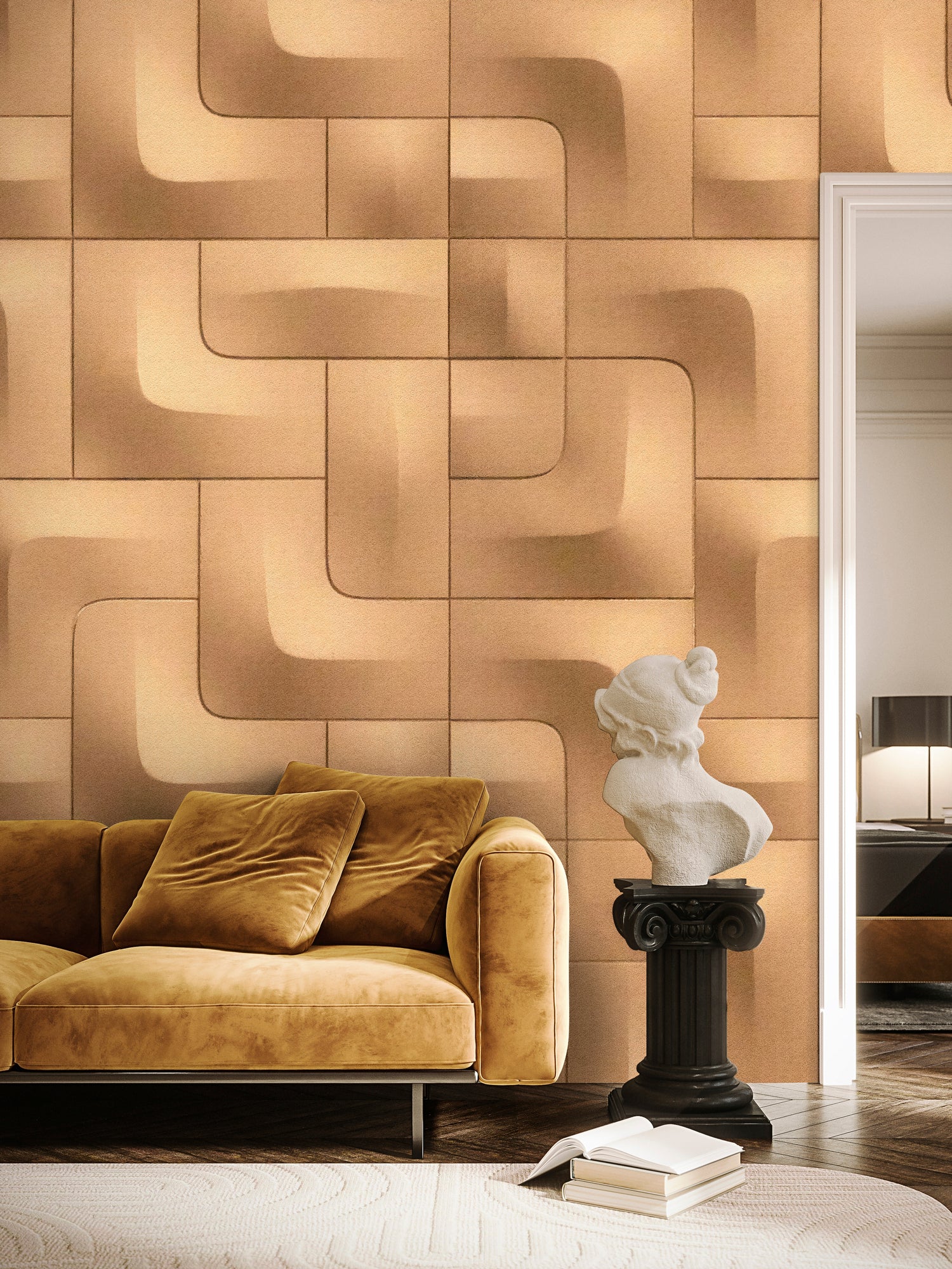 Photo wallpaper in digital print 