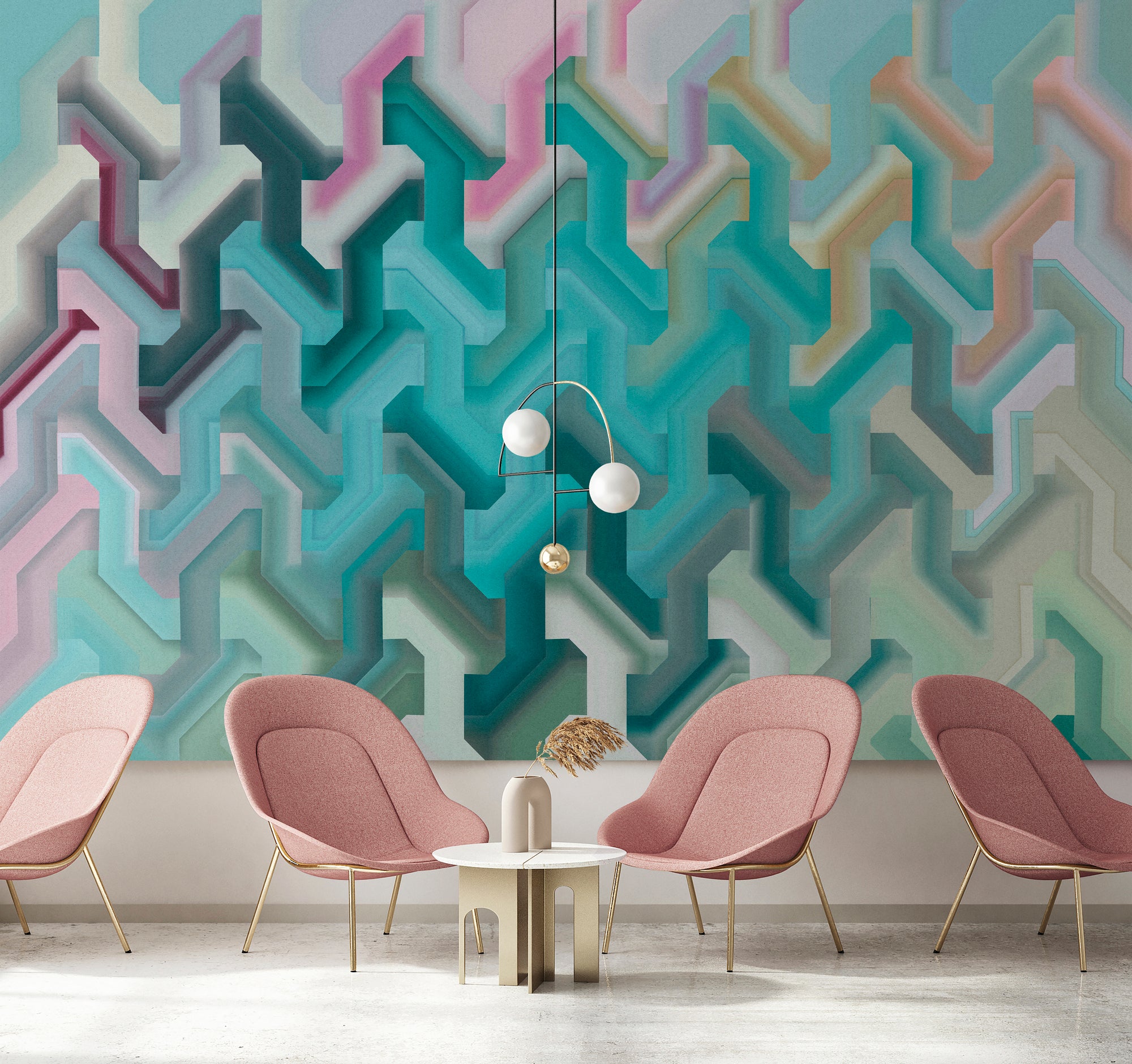 Photo wallpaper in digital print 