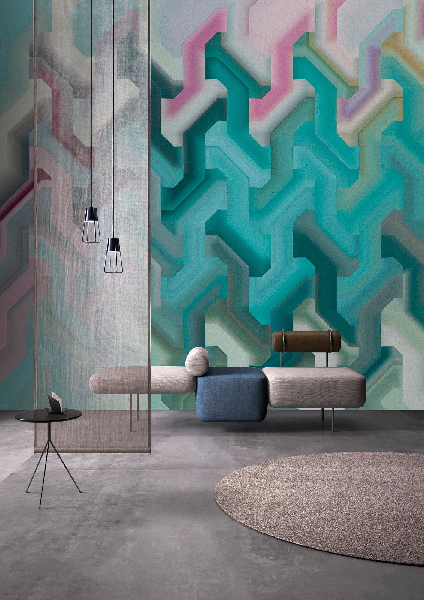 Photo wallpaper in digital print 