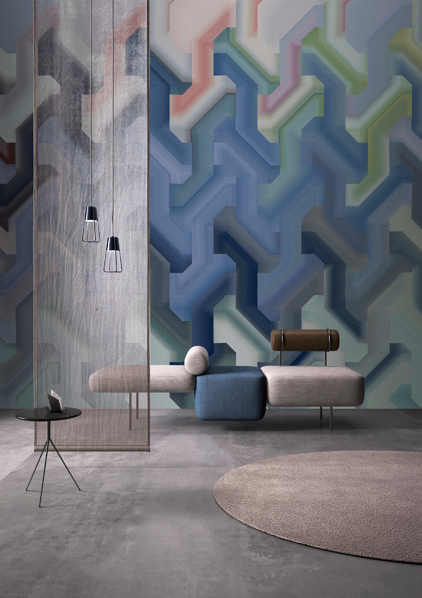 Photo wallpaper in digital print 