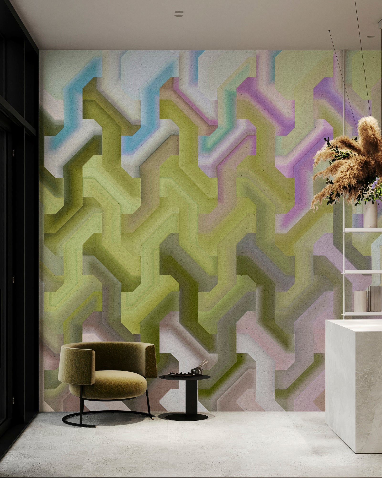 Photo wallpaper in digital print 