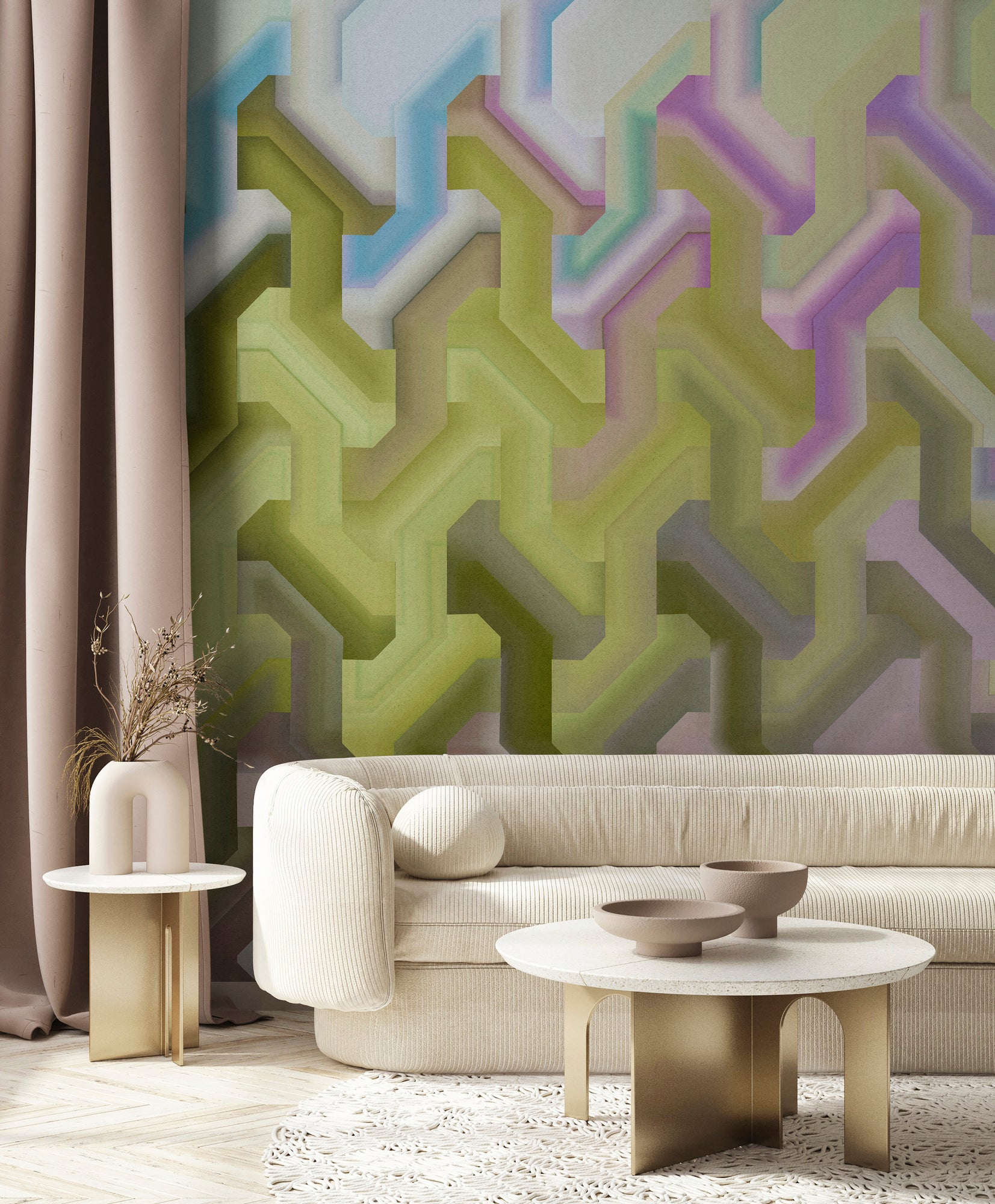 Photo wallpaper in digital print 