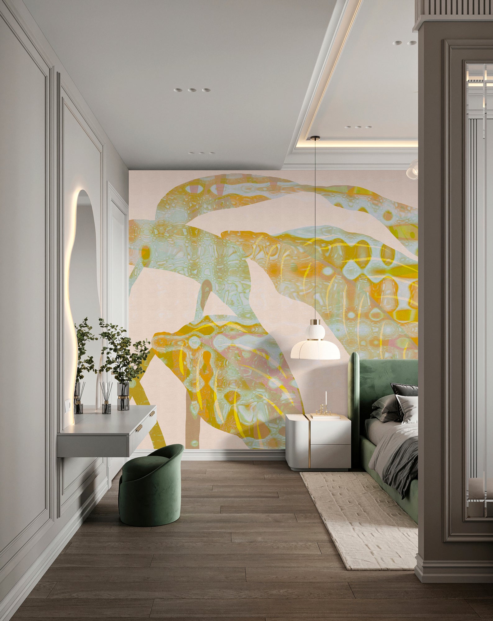 Photo wallpaper in digital print 