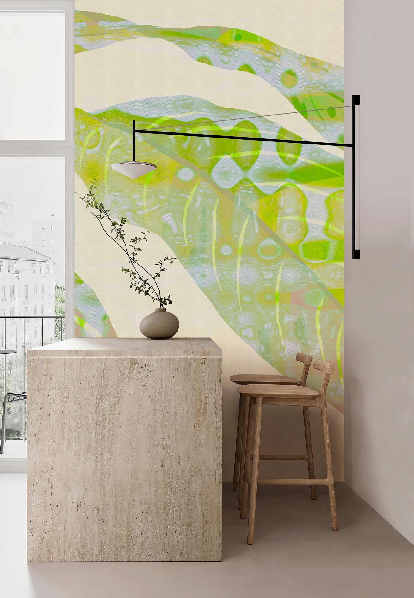 Photo wallpaper in digital print 