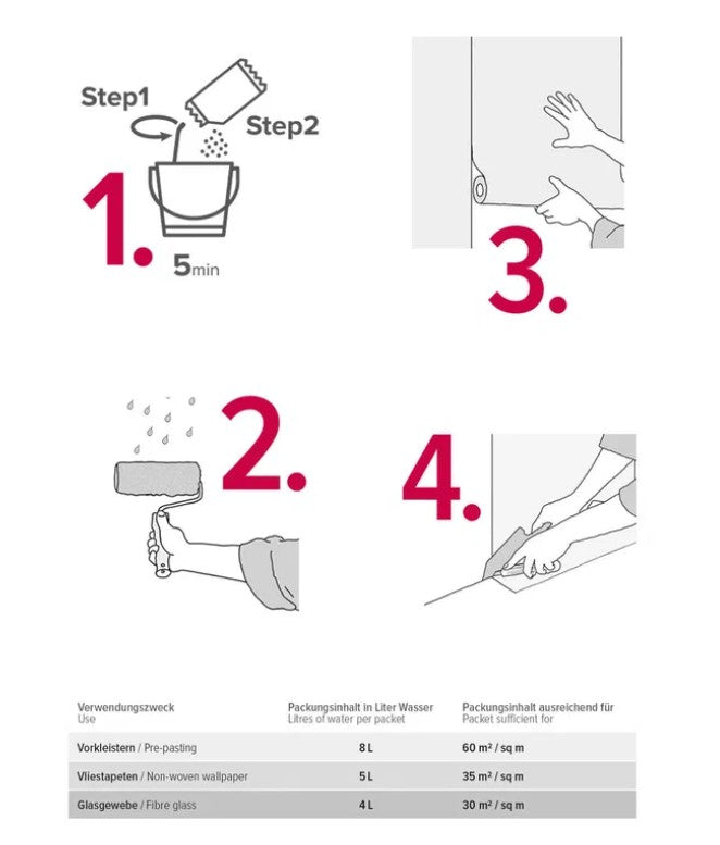 Vliestapetenkleister 200 gr.