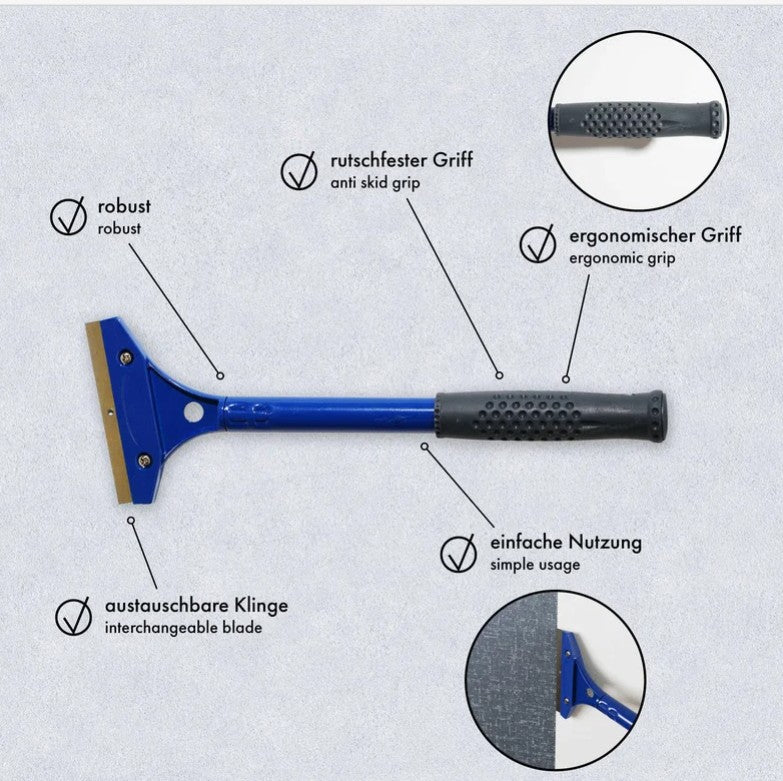 Tapetenschaber 10 cm breit Bodenschaber